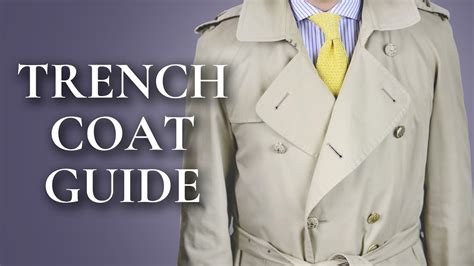 burberry trench coat guide